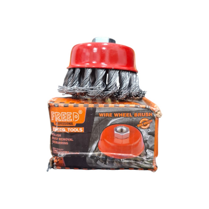 3 IN / FREED Sikat Kawat Mangkok Bahan Pembersih Karat Kerak