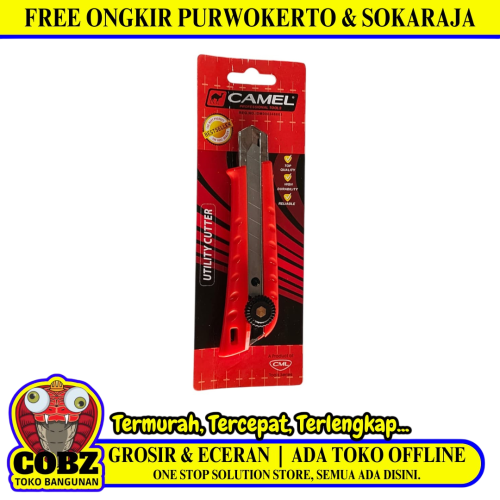 CAMEL Pisau Cutter Pemotong Kertas Utility Heavy Duty Blade Besar