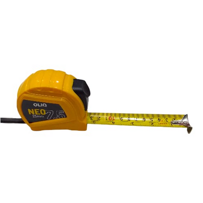 7.5 M / OLIQ NEO Meteran Alat Ukur Tukang Bangunan Measuring Tape