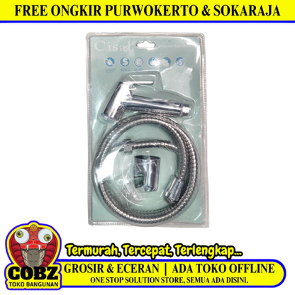 1/2 IN x 120 CM / CISAL Jet Shower Cebok Toilet Stainless Set