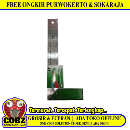 30 CM / IGM IS-001 Siku Tukang Pasekon Penggaris Alat Ukur Angle Ruler