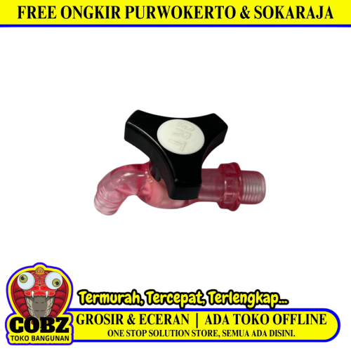 1/2 IN / GRT 206 Kran Air Tembok Taman Kamar Mandi Plastik PVC