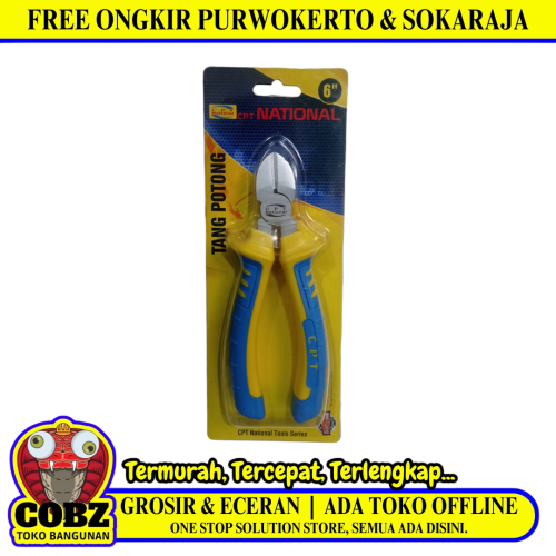 6 IN / CPT Tang Potong Kawat Kabel Diagonal Cutting Pliers