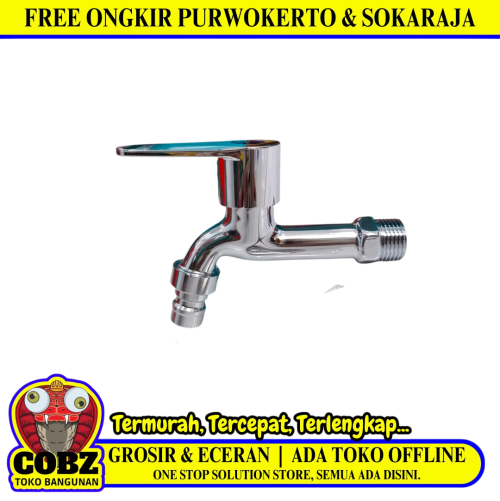 1/2 IN / ONDA A-FLOW Kran Air Tembok Taman Kamar Mandi Stainless