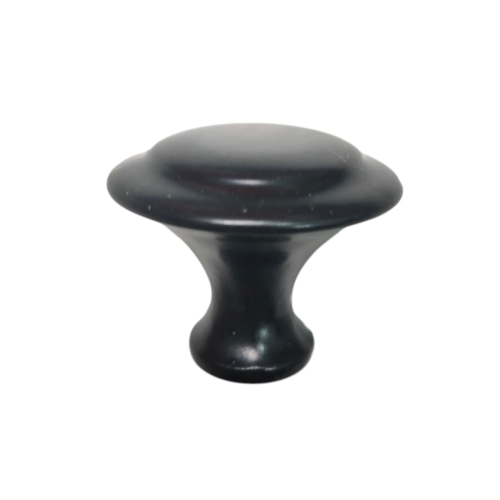 D 2 1/2 CM / COBZ Tarikan Pegangan Handle Laci Lemari Bulat Plastik PVC Hitam