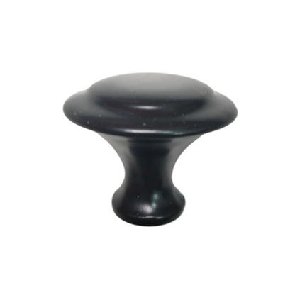 D 2 1/2 CM / COBZ Tarikan Pegangan Handle Laci Lemari Bulat Plastik PVC Hitam