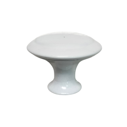 D 2 1/2 CM / COBZ Tarikan Pegangan Handle Laci Lemari Bulat Plastik PVC Putih