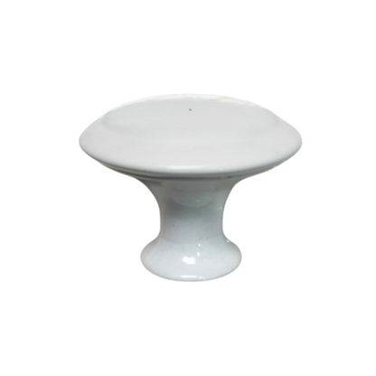D 2 1/2 CM / COBZ Tarikan Pegangan Handle Laci Lemari Bulat Plastik PVC Putih