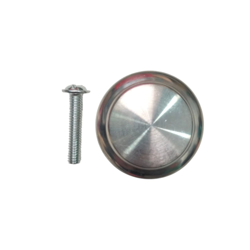 D 2 1/2 CM / COBZ Tarikan Pegangan Handle Laci Lemari Bulat Stainless Silver