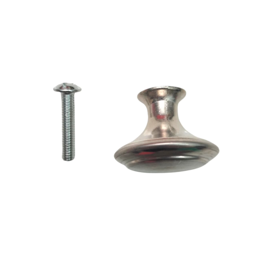 D 2 1/2 CM / COBZ Tarikan Pegangan Handle Laci Lemari Bulat Stainless Silver
