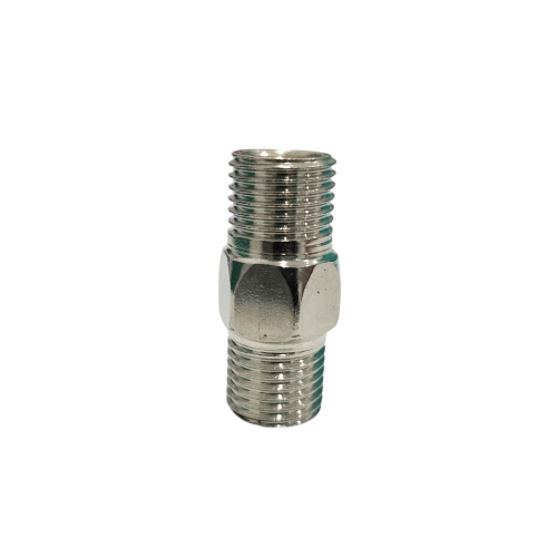 1/4 IN / TM Double Nepel Nipple Drat Luar Male Thread Stainless