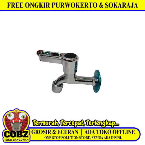 1/2 IN / COBZ Kran Air Tembok Taman Kamar Mandi Stainless