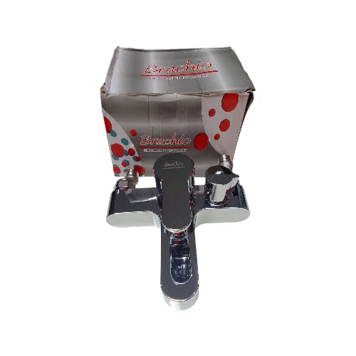 1/2 IN / BRACHIO Kran Shower Panas Dingin Stainless + Selang + Shower Set