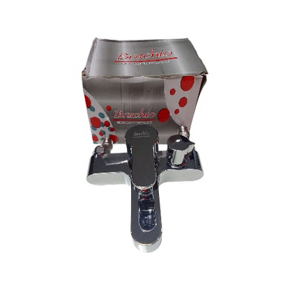 1/2 IN / BRACHIO Kran Shower Panas Dingin Stainless + Selang + Shower Set