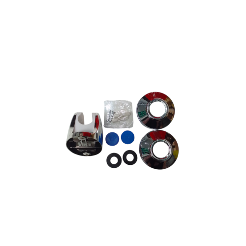 1/2 IN / BRACHIO Kran Shower Panas Dingin Stainless + Selang + Shower Set