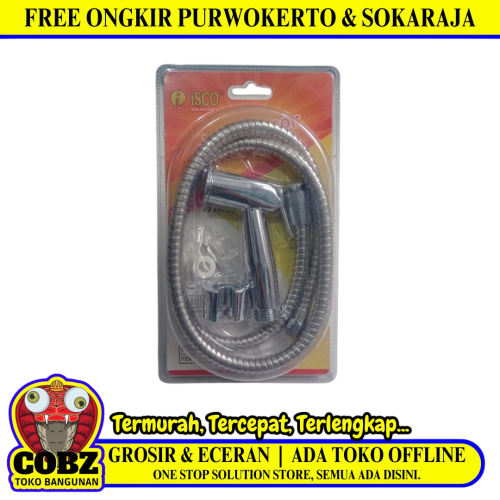 1/2 IN x 150 CM / ISCO JSW SC-61 Jet Shower Cebok Toilet Stainless Set