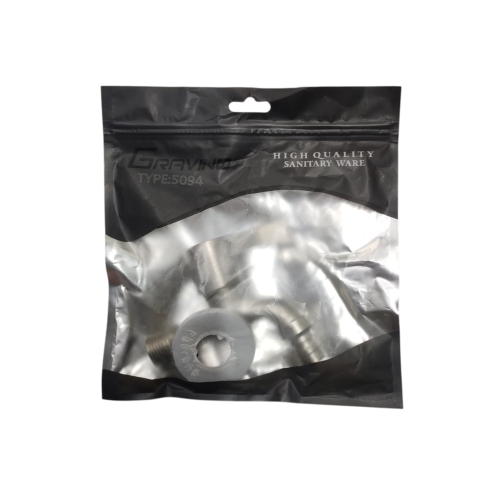 1/2 IN / GRAVINO 5094 Kran Air Tembok Taman Kamar Mandi Stainless