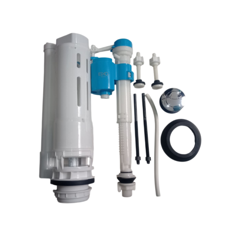 EIXO BUFALO Alat Perlengkapan Kloset Monoblok Dual Flush Bulat Set