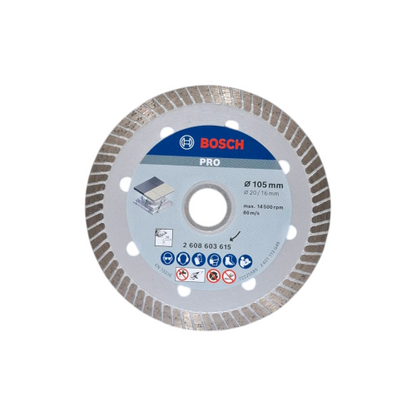 4 IN / BOSCH Turbo Mata Gerinda Potong Keramik Diamond Cutting Wheel