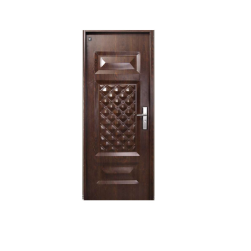 4 CM x 90 CM x 210 CM / FORTRESS URBAN 90.01 SINGLE Pintu Kamar Mandi Baja Coklat Set