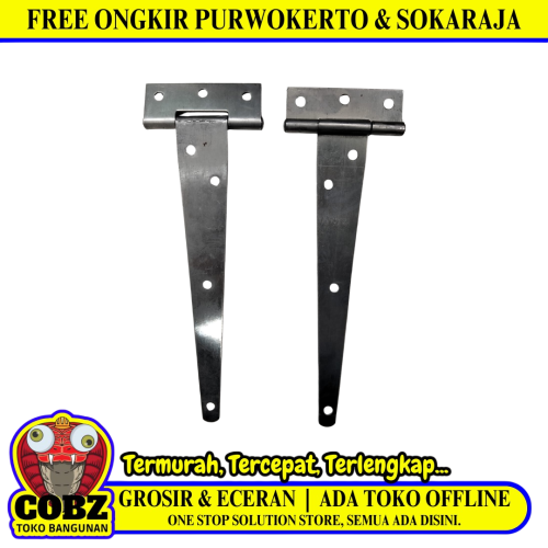 8 IN / MDN   Engsel Kupu Kupu Pintu Jendela Hinge Stainless Set