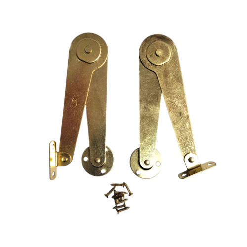 6 IN / VICO Tangan Gareng Engsel Salon Penahan Jendela Kuningan Set