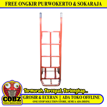 350 KG x 40 CM x 128 CM / COBZ 01 Troli Barang Manual Set