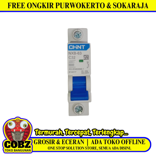 32 A / CHINT MCB Pemutus Sekring Sirkuit Arus Listrik Circuit Breaker