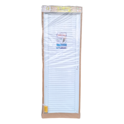 8 CM x 70 CM x 200 CM / WADJA WHITE TEXTURE Pintu Galvalum Kiri Set