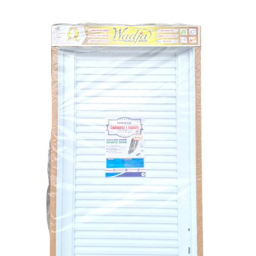 8 CM x 70 CM x 200 CM / WADJA WHITE TEXTURE Pintu Galvalum Kiri Set