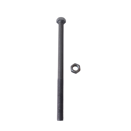 20 CM / TM Baut Mur Hexagon Bolt Nut Flat Head Hitam KG - 1 KG