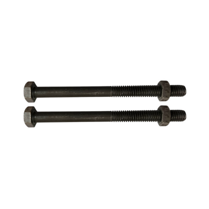 15 CM / TM Baut Mur Hexagon Bolt Nut Flat Head Hitam KG - 0.25 KG