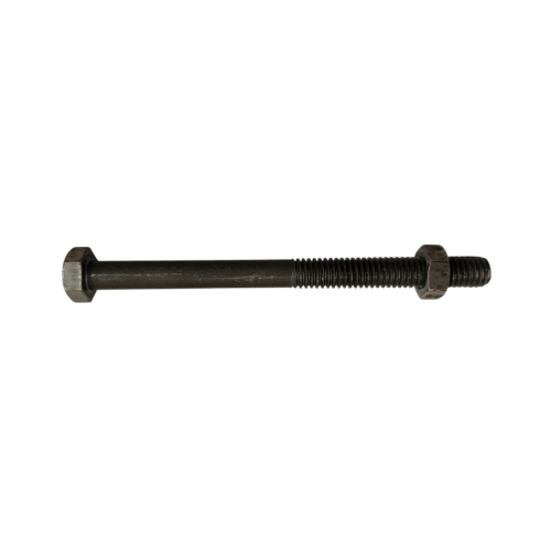 15 CM / TM Baut Mur Hexagon Bolt Nut Flat Head Hitam KG - 0.1 KG