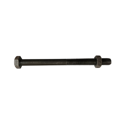15 CM / TM Baut Mur Hexagon Bolt Nut Flat Head Hitam KG - 0.1 KG