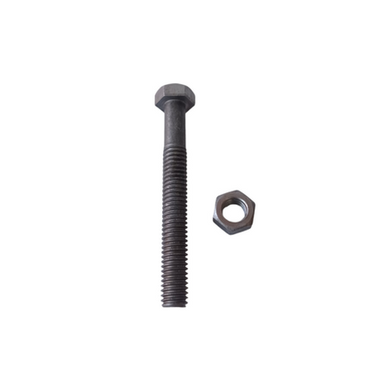 10 CM / TM Baut Mur Hexagon Bolt Nut Flat Head Hitam KG - 1 KG