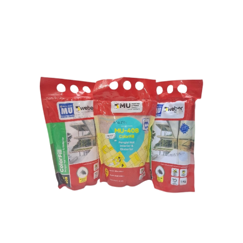 1 KG / MU 408 COLORFILL Semen Nat Pengisi Keramik Tile Grout Warna Muda