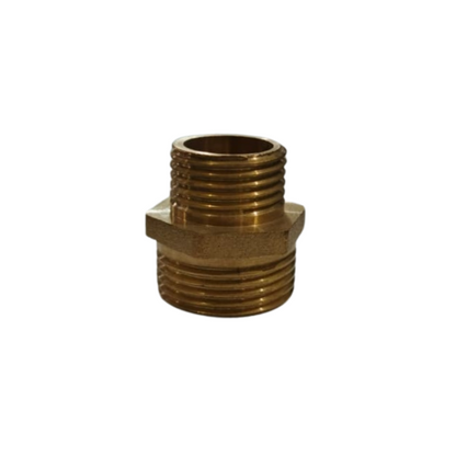 1/2 IN x 3/4 IN / TM Double Nepel Drat Luar Nipple Male Outer Thread Besi