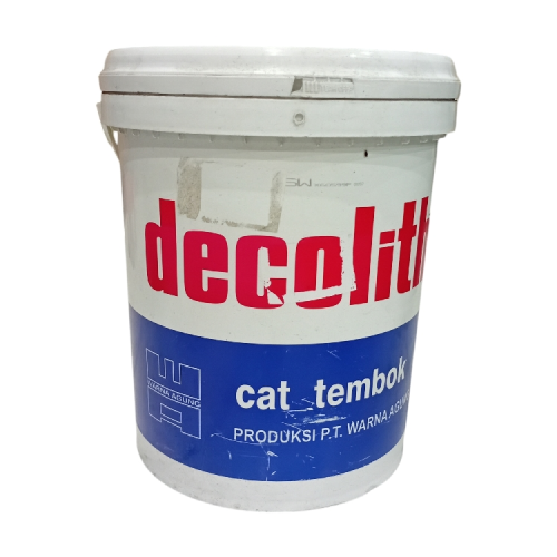 25 KG / DECOLITH Cat Tembok Beton Plafon Wall Paint Pail