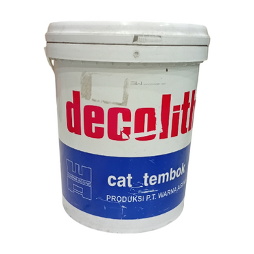 25 KG / DECOLITH Cat Tembok Beton Plafon Wall Paint Pail