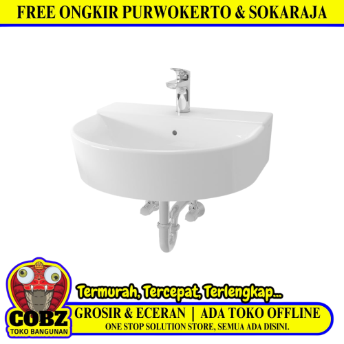 TOTO LW 897 CJW (Lavatory Only) Wastafel Cuci Tangan Besar White Keramik