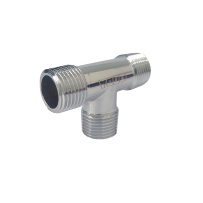 1/2 IN / ONDA Tee Drat Luar Valve Tee Fitting Pipa Stainless