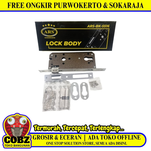 ARS Slot Body Kunci Pintu Dorong Besar Set