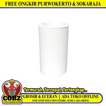 20 MM / TM Sok Shock Socket Sambungan Fitting Pipa Listrik PVC Putih