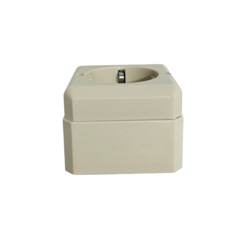 1 LUBANG / OMI Stop Kontak Terminal Arde Tempel OB Outbow Cream