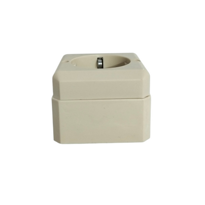 1 LUBANG / OMI Stop Kontak Terminal Arde Tempel OB Outbow Cream