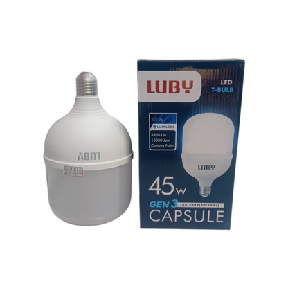 45 WATT / LUBY CAPSULE LED Lampu Bohlam Bulb Moto Putih