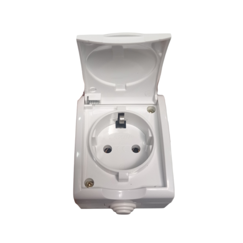 1 LB / TORCH TH-877 Stop Kontak Terminal Arde Tempel OB Outbow Putih