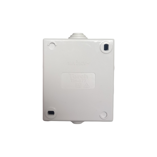 1 LB / TORCH TH-877 Stop Kontak Terminal Arde Tempel OB Outbow Putih