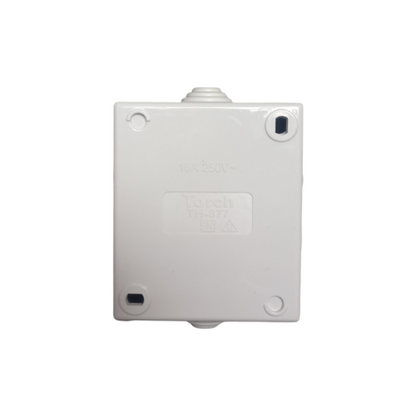 1 LB / TORCH TH-877 Stop Kontak Terminal Arde Tempel OB Outbow Putih