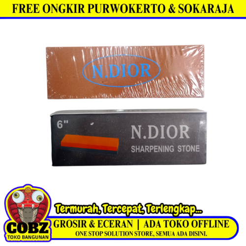 6 IN / N.DIOR Mata Gerinda Batu Gosok Asah Besi Grinding Wheel